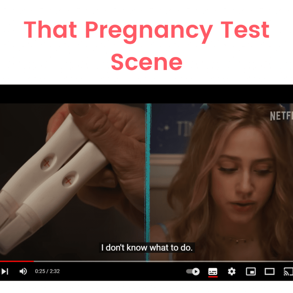 that pregnancy test scene
