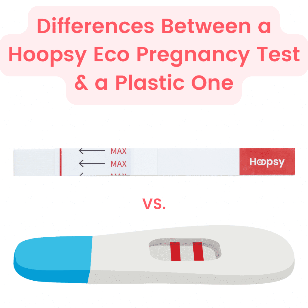 the difference between a hoopsy pregnancy test and a plastic test